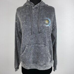 Local Scene Hoodie Womens Size XS Live By The Sun Love By The Moon Graphic Print